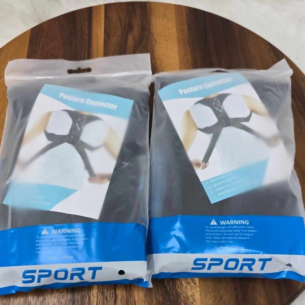 ComfortMax  Bundle of 2 Posture Corrector Back Support Adjustable Straps NIB
